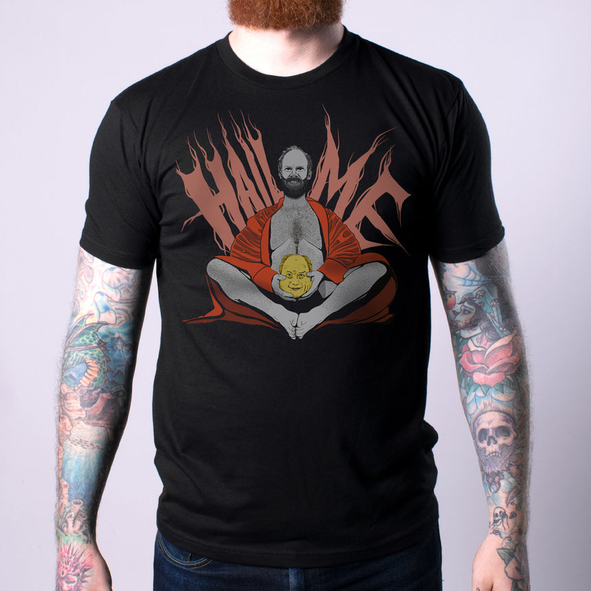Black tee with graphic of Henry with white text "I KNOW WHAT I SAW"