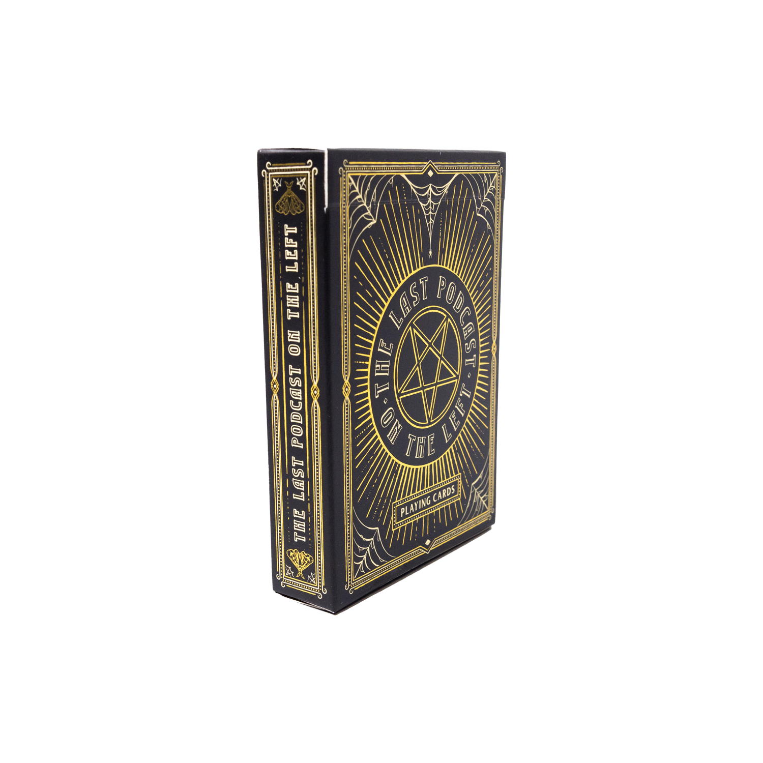 Gold and black LPOTL playing card deck in box