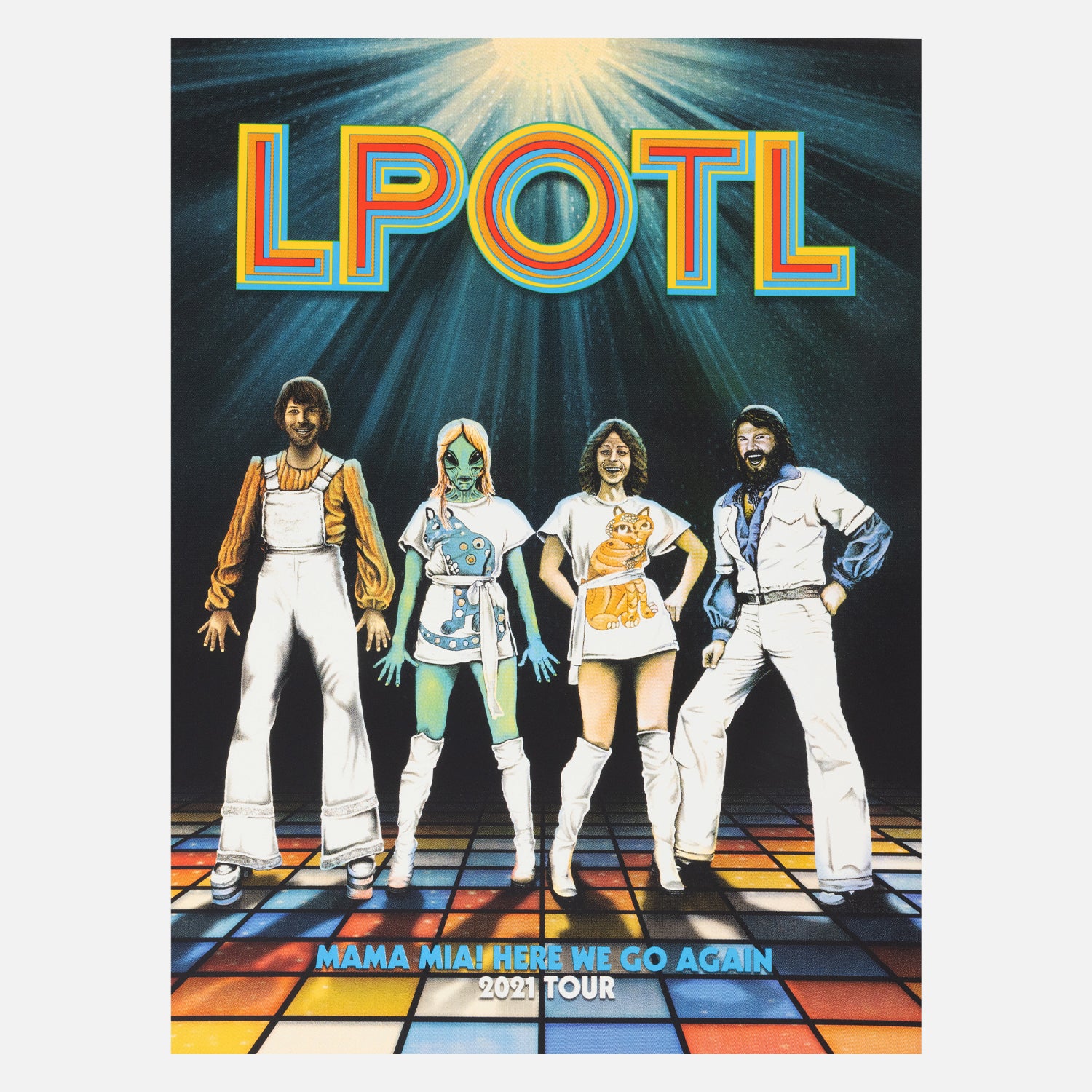 Mama Mia 2021 Tour Poster