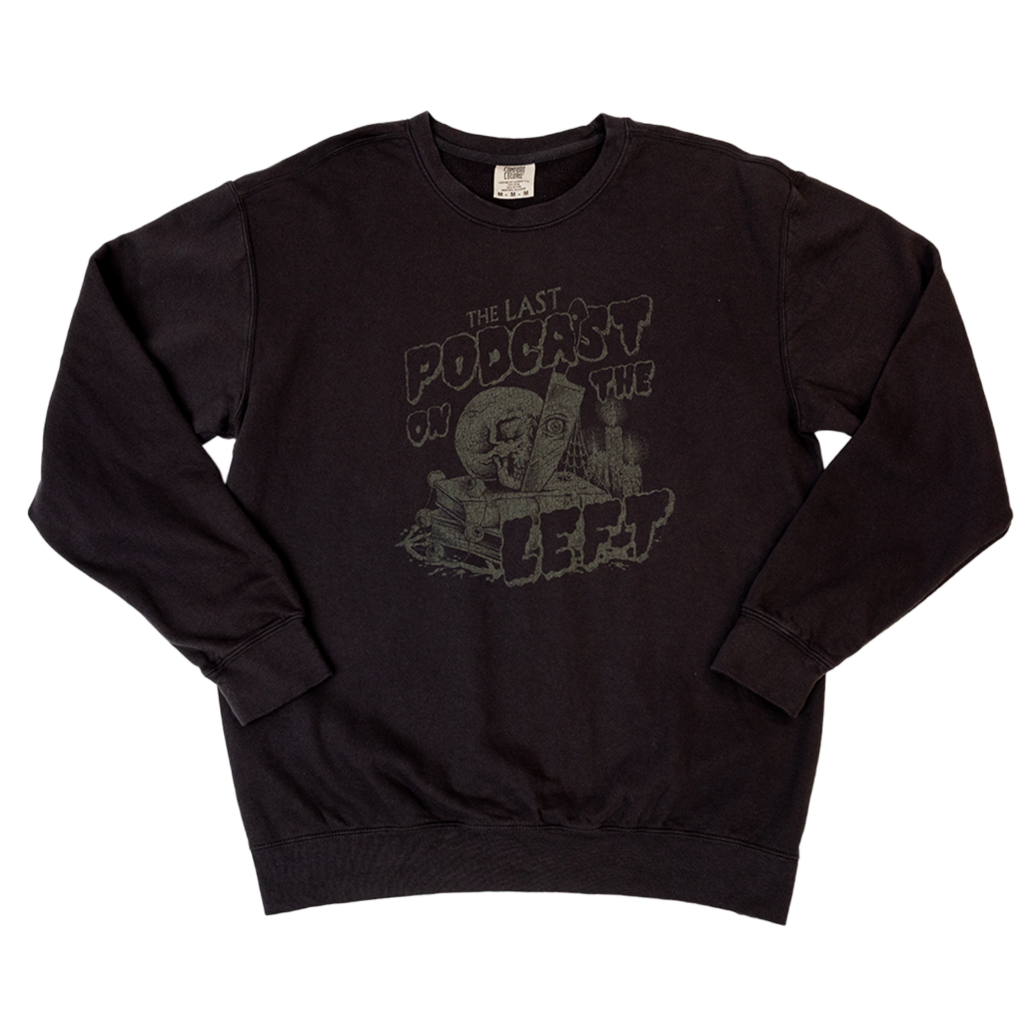 Black sweatshirt with tonal LPOTL logo on chest