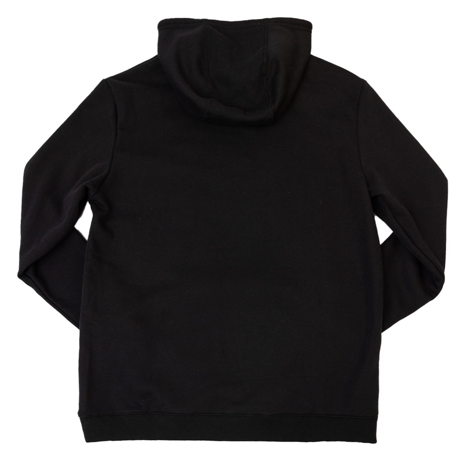 rear view of black hoodie