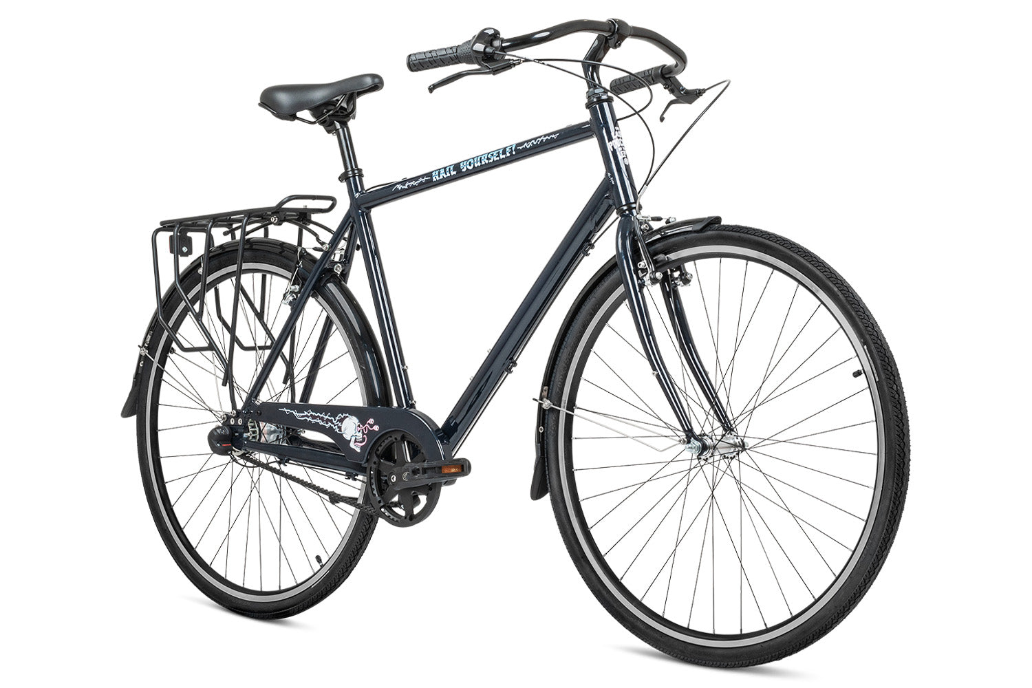 1/4 view photo of LPOTL dark rider cruiser.