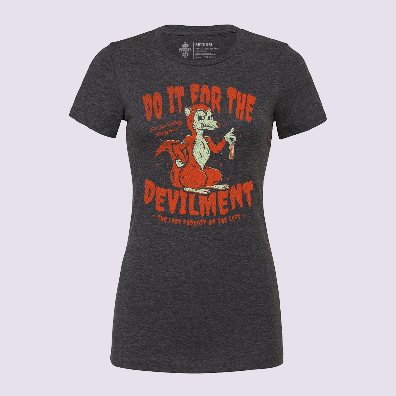 GEF Women's Tee Front featuring graphic with do it for the devilment text