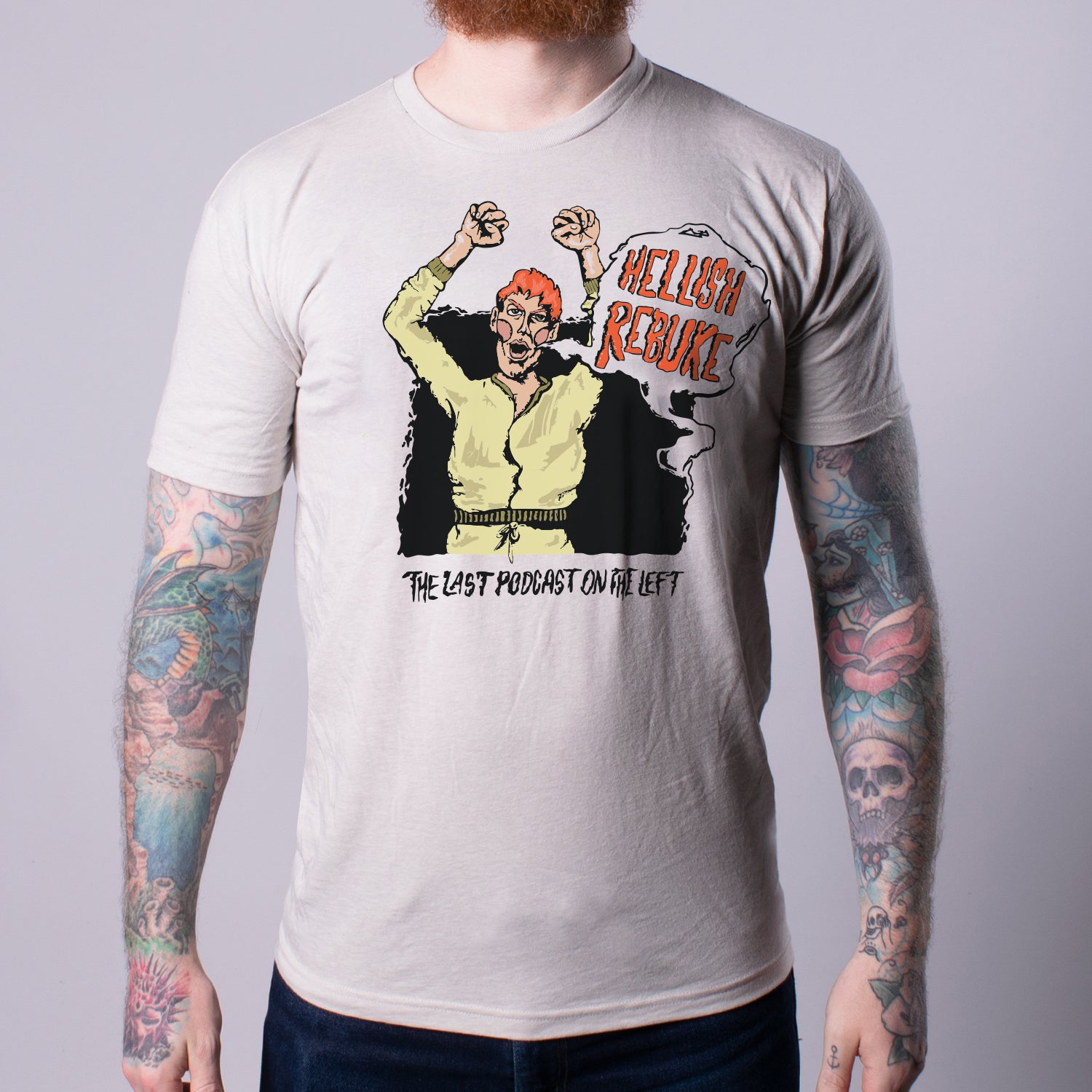 Hellish Rebuke Men's Tee front with graphic