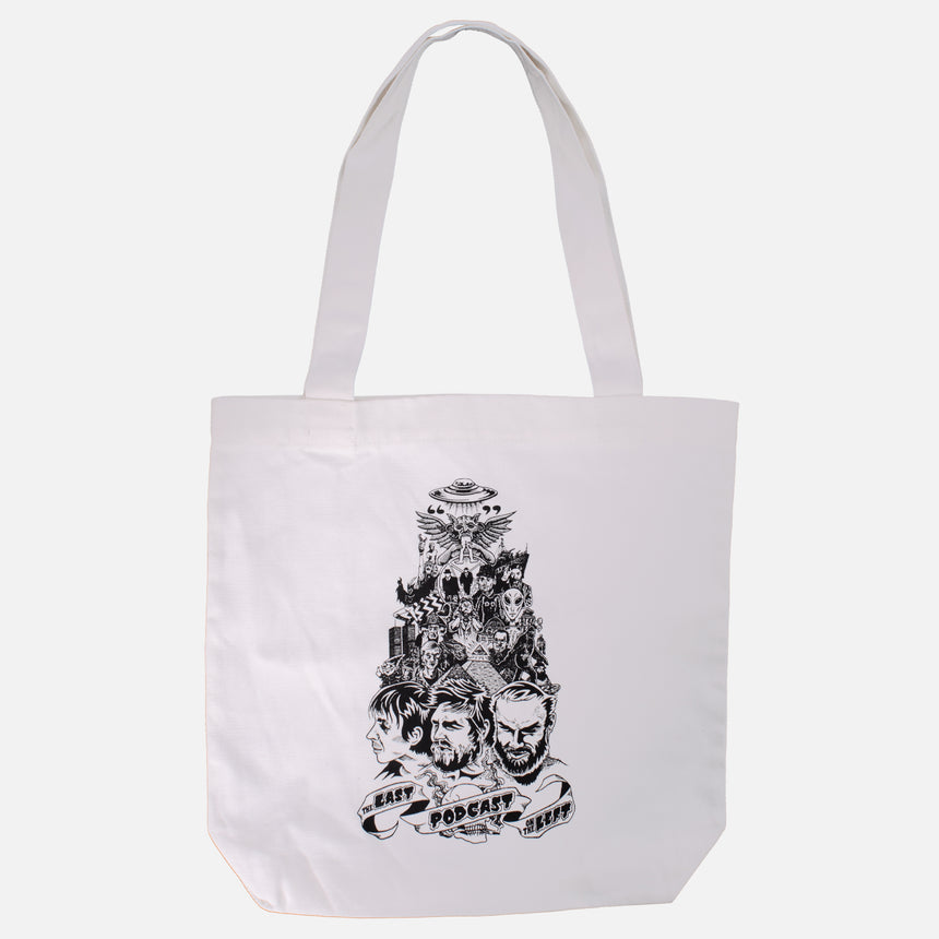 Tower of Babel Tote Bag front and back