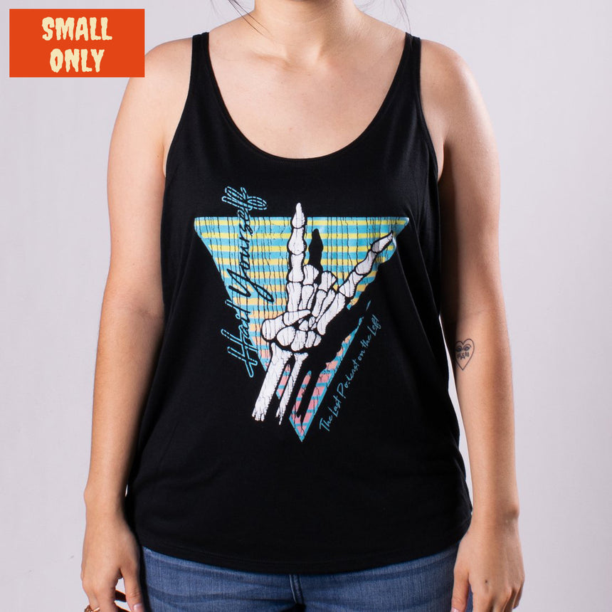 skeleton hand tank small only