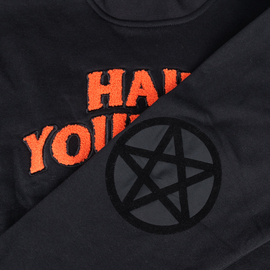Hail Yourself Cropped Sweatshirt – LPOTL Merch