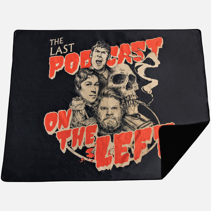 black blanket with classic lpotl logo